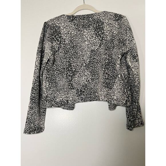 Anthropologie Dolan Black White Eva Jacket Sz M - Picture 6 of 7